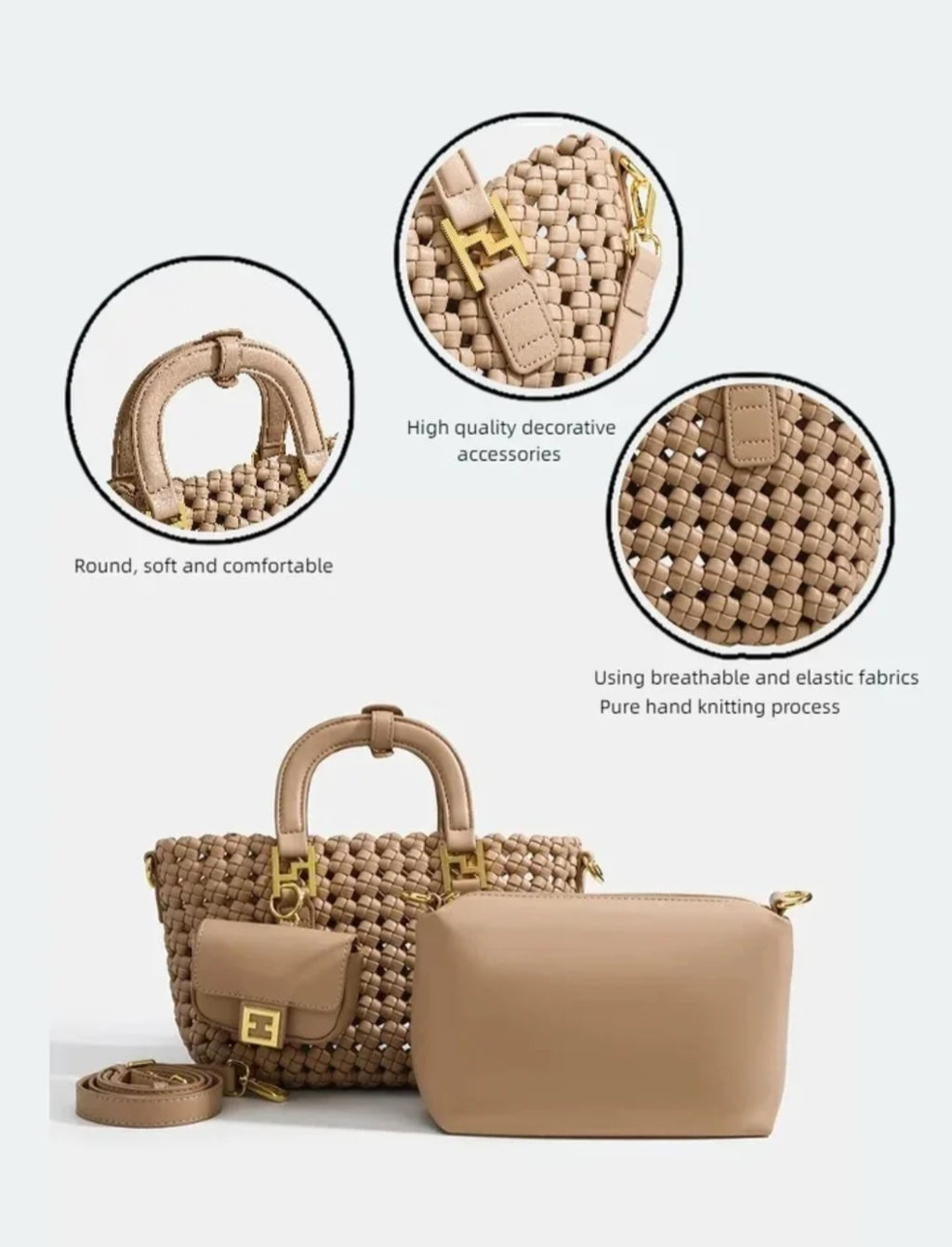 SAC A MAIN TRESSE