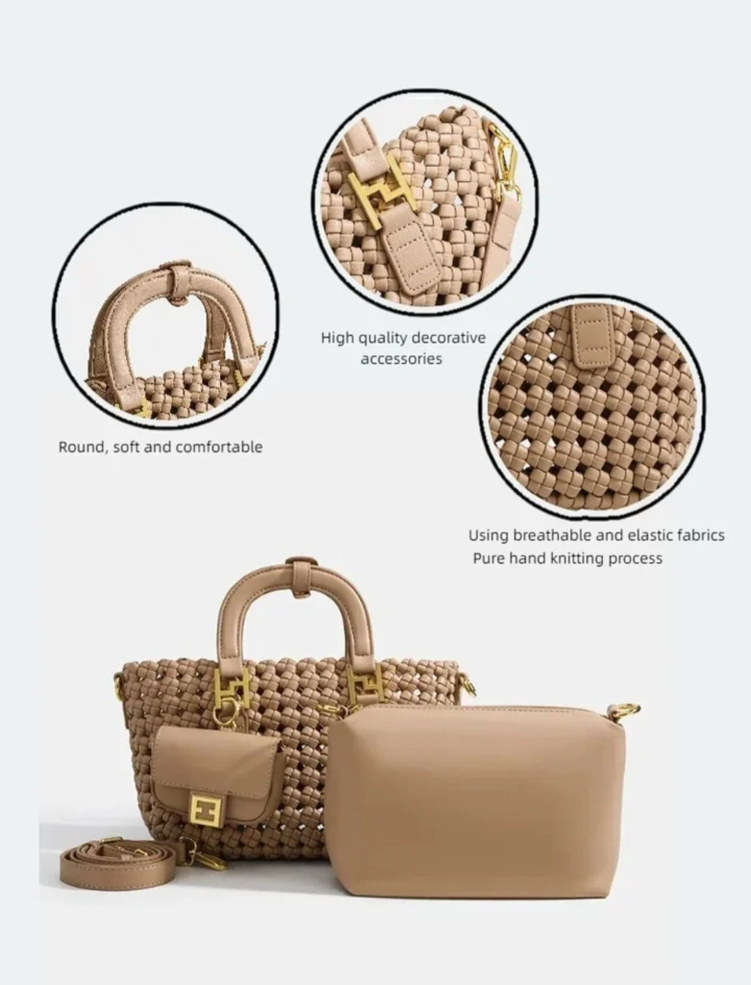 SAC A MAIN TRESSE